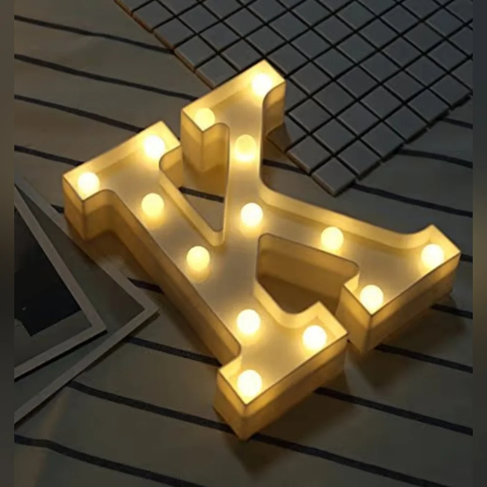Illuminated Letter 'K' LED Marquee Light